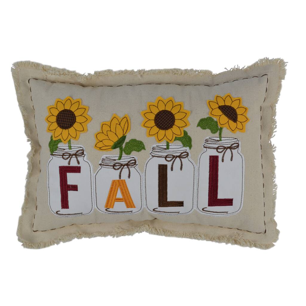 Buy The Fall Jars With Flowers Pillow By Ashland At Michaels